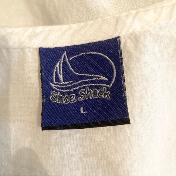 Shoe Shack Boho Embroidered Blouse L - Picture 8 of 8